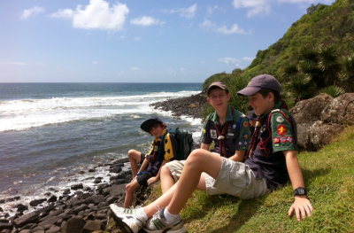 Scouts At Burleigh Heads National Park